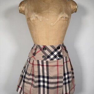 Burberry Nova Check Mini Skirt